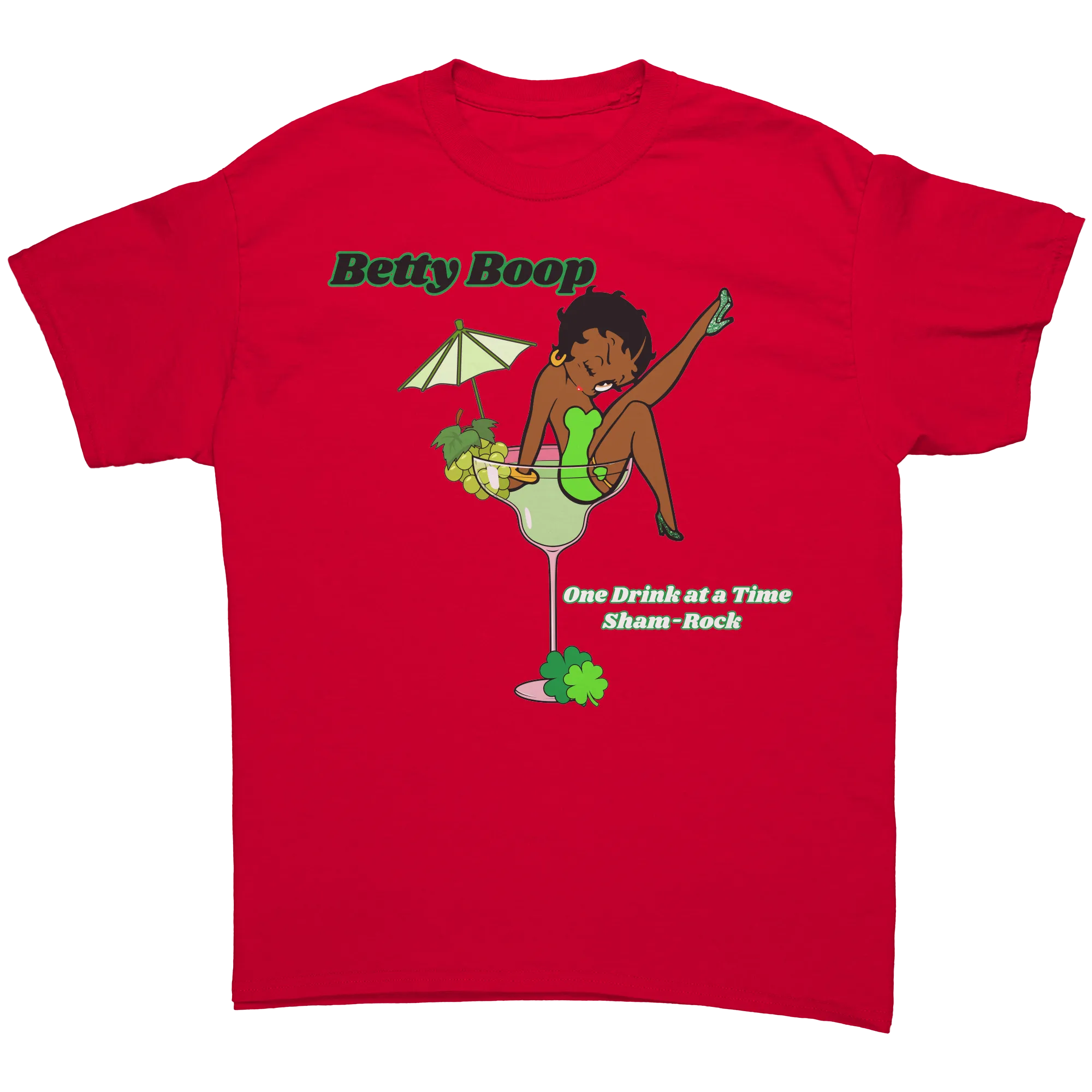 St Patricks Day Shirt, Betty Boop Shirt, Shamrock Shirt, One Drink Shirt, Clover Shirt, St Patricks Day Gift, Irish Shirt, Womens Clothing