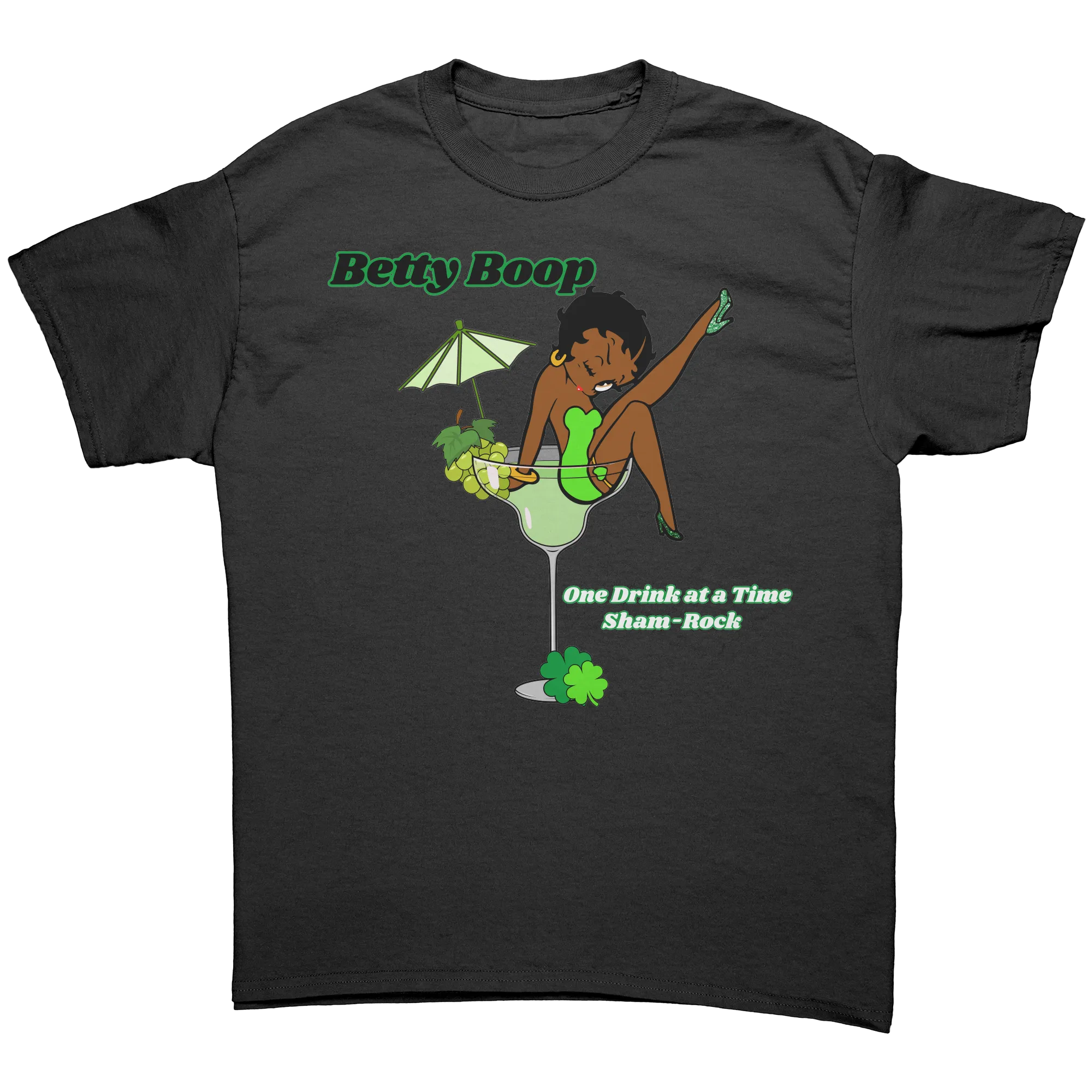 St Patricks Day Shirt, Betty Boop Shirt, Shamrock Shirt, One Drink Shirt, Clover Shirt, St Patricks Day Gift, Irish Shirt, Womens Clothing