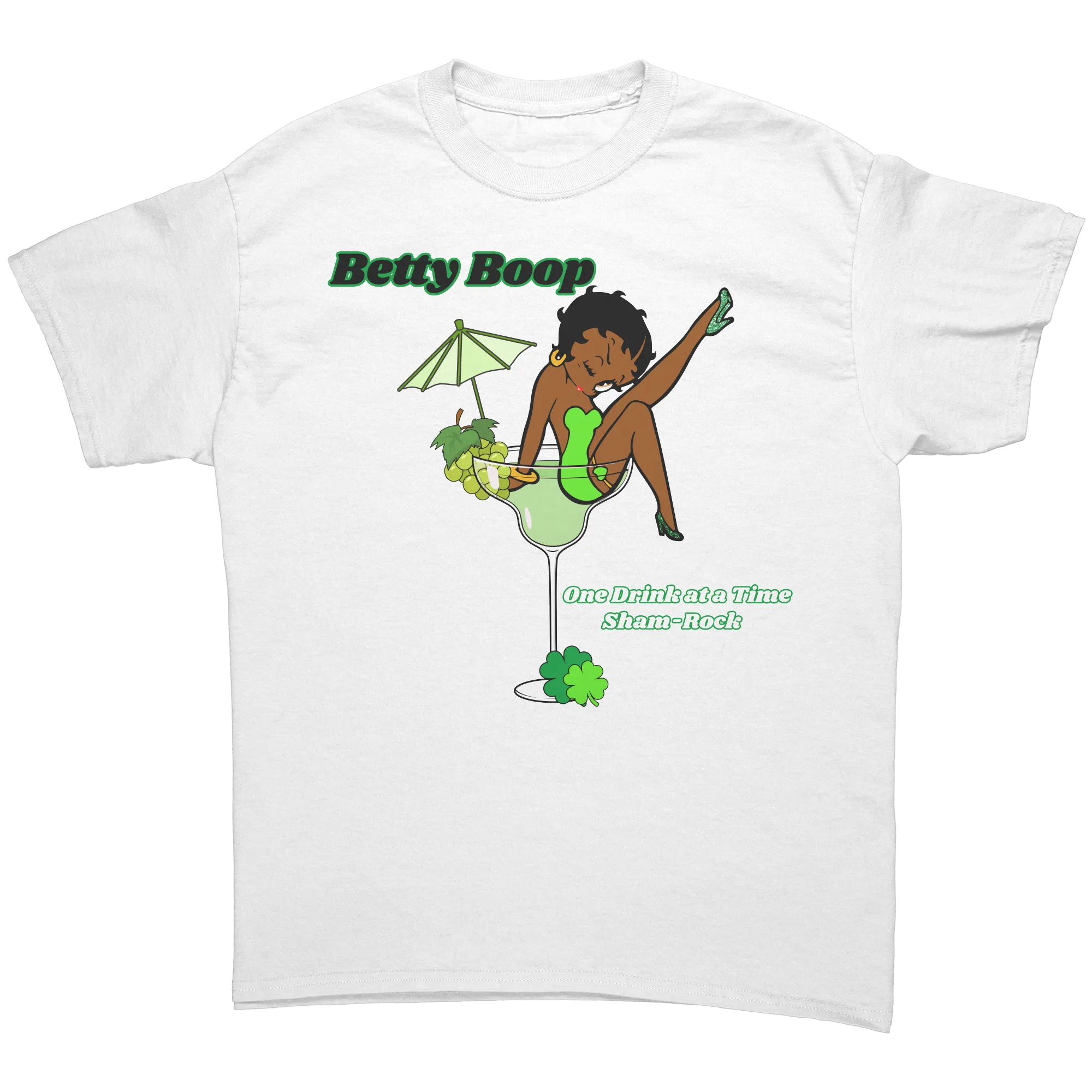 St Patricks Day Shirt, Betty Boop Shirt, Shamrock Shirt, One Drink Shirt, Clover Shirt, St Patricks Day Gift, Irish Shirt, Womens Clothing