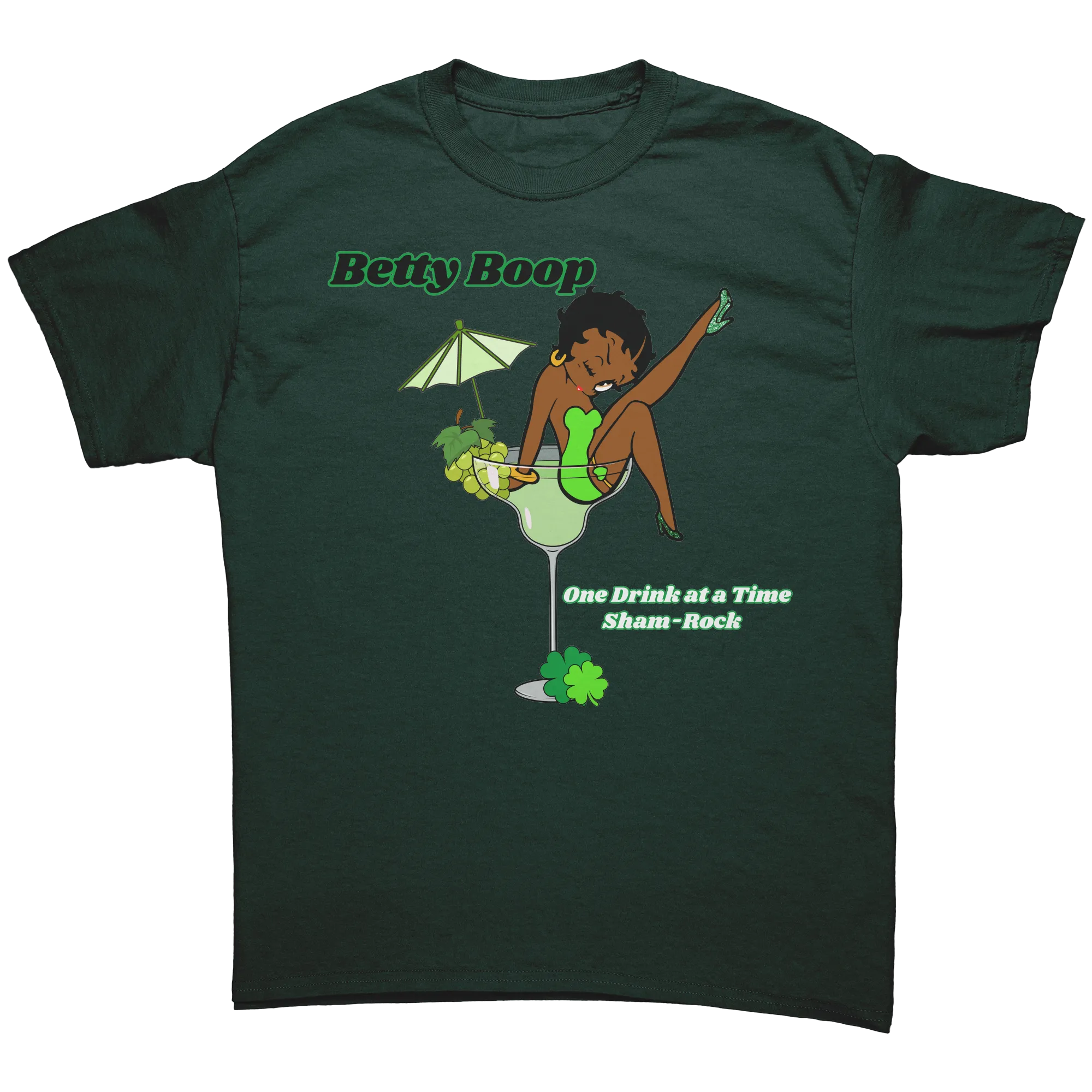 St Patricks Day Shirt, Betty Boop Shirt, Shamrock Shirt, One Drink Shirt, Clover Shirt, St Patricks Day Gift, Irish Shirt, Womens Clothing