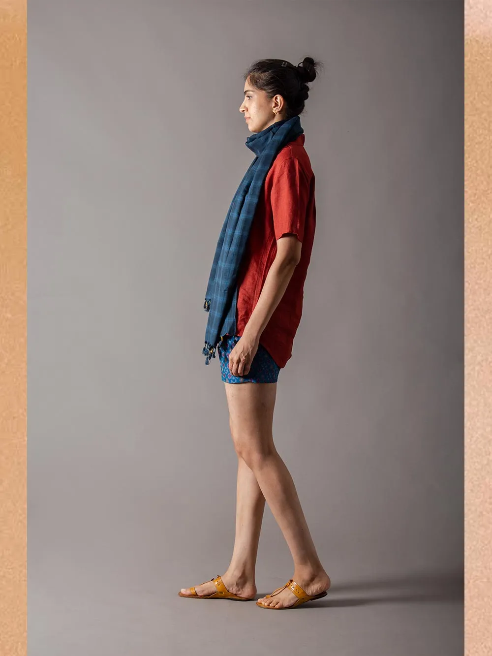 SUKETDHIR   I   SD Bush Shirt | Linen | Rust