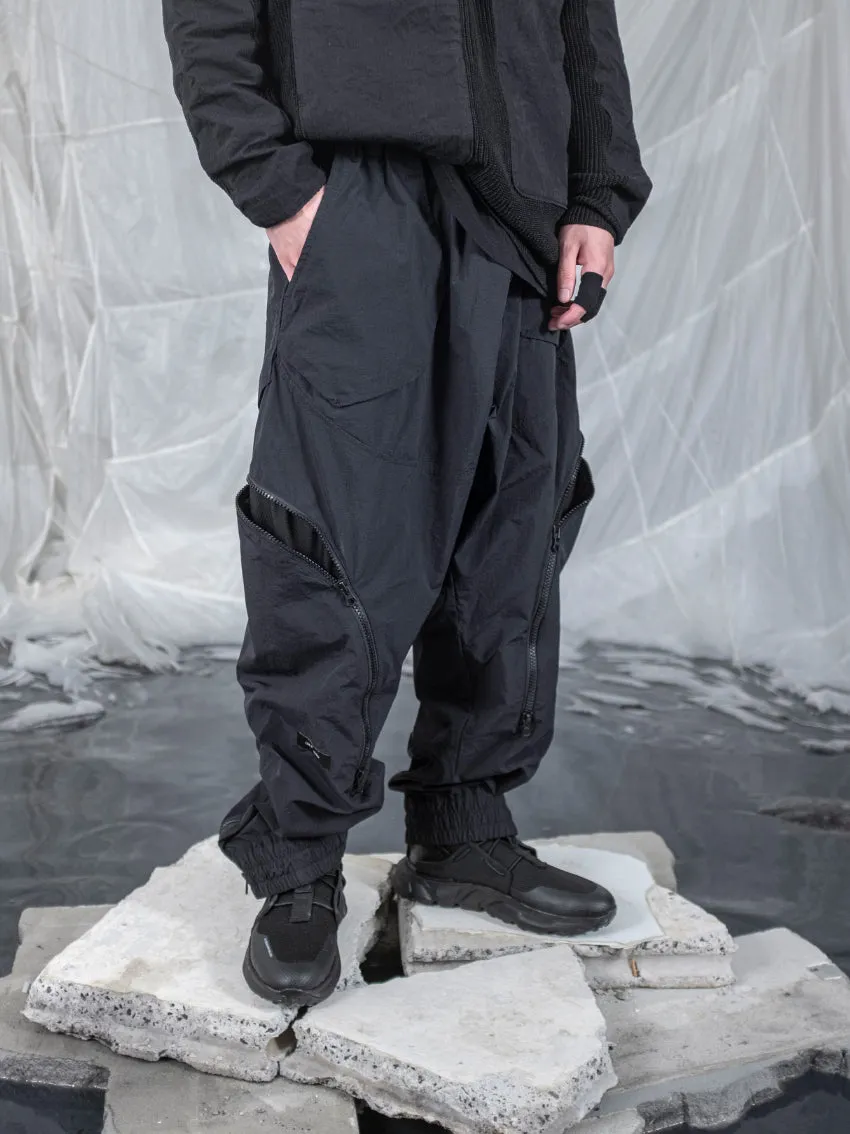 TBN Side Zipper Loose Pants