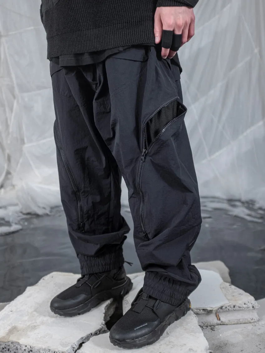 TBN Side Zipper Loose Pants