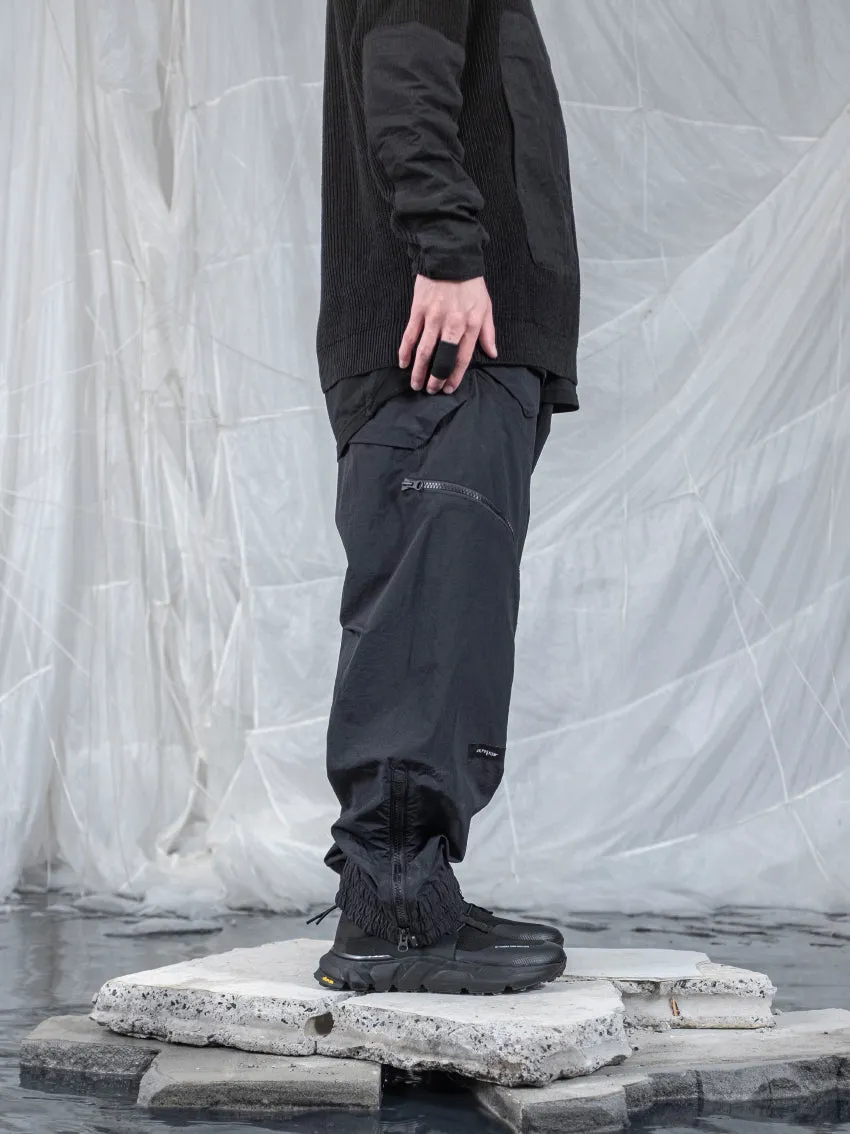 TBN Side Zipper Loose Pants