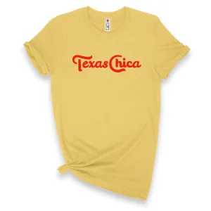 'Texas Chica' T-Shirt - Sunflower - Premium Ring-Spun Cotton