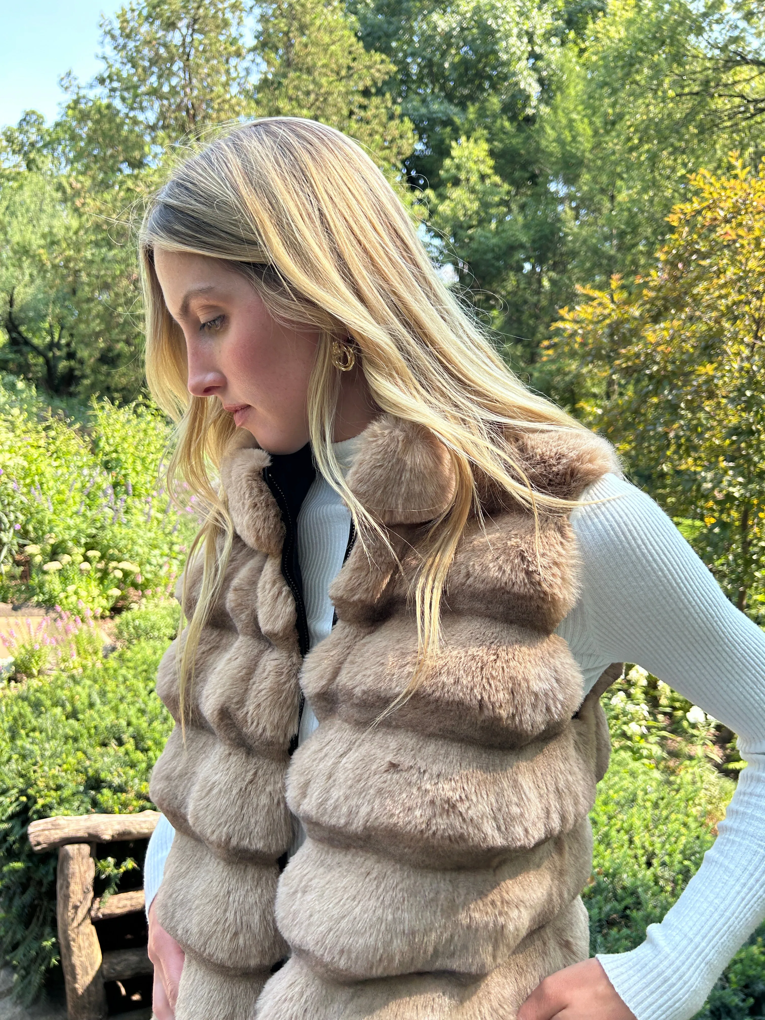 The Bongo Vest Beige