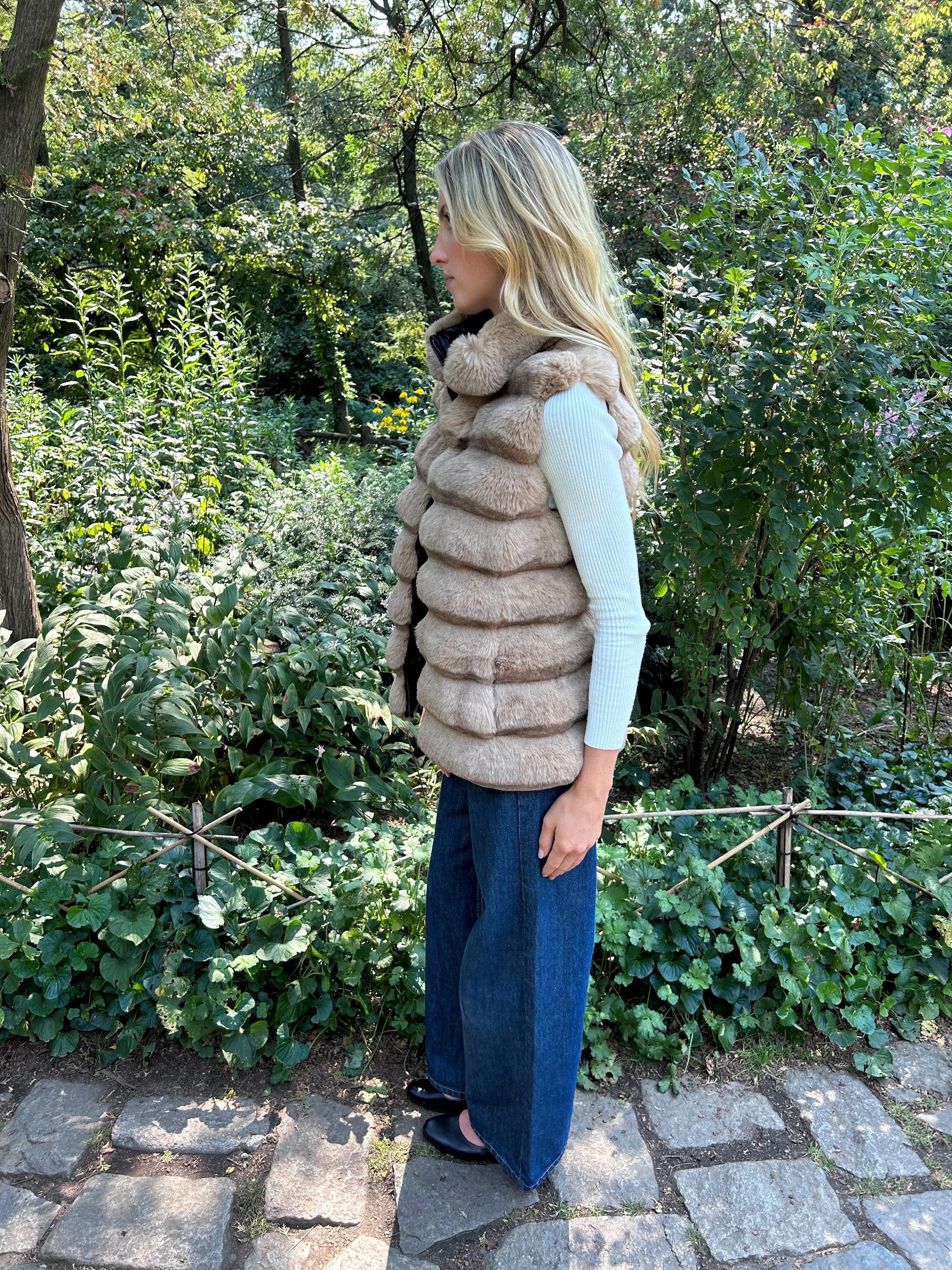 The Bongo Vest Beige