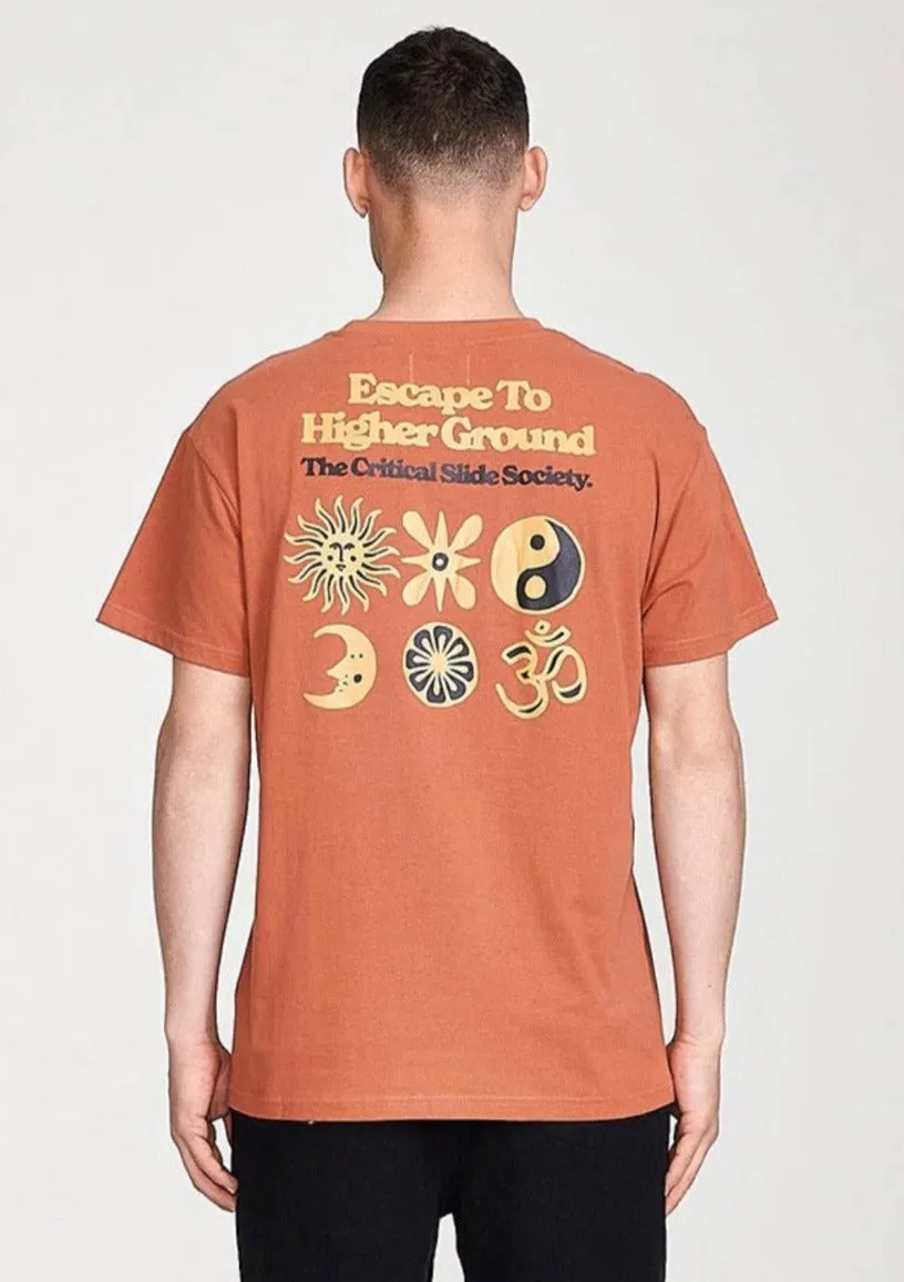 The Critical Slide Society HIGHER GROUND TEE CLAY