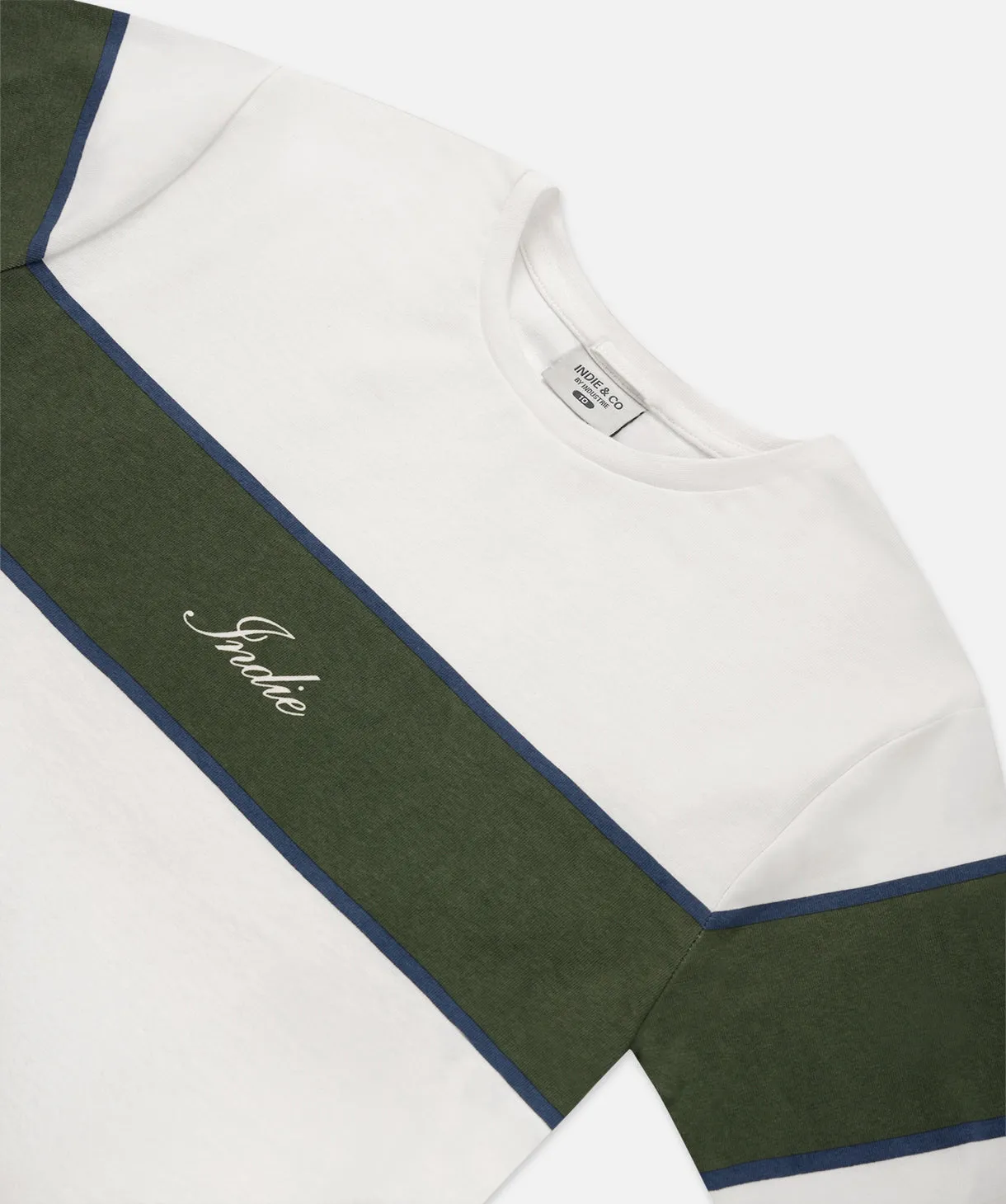 The Ranger L/s Tee - Chalk/Green