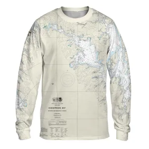 The Severn and Magothy Rivers Long Sleeve Performance Tee