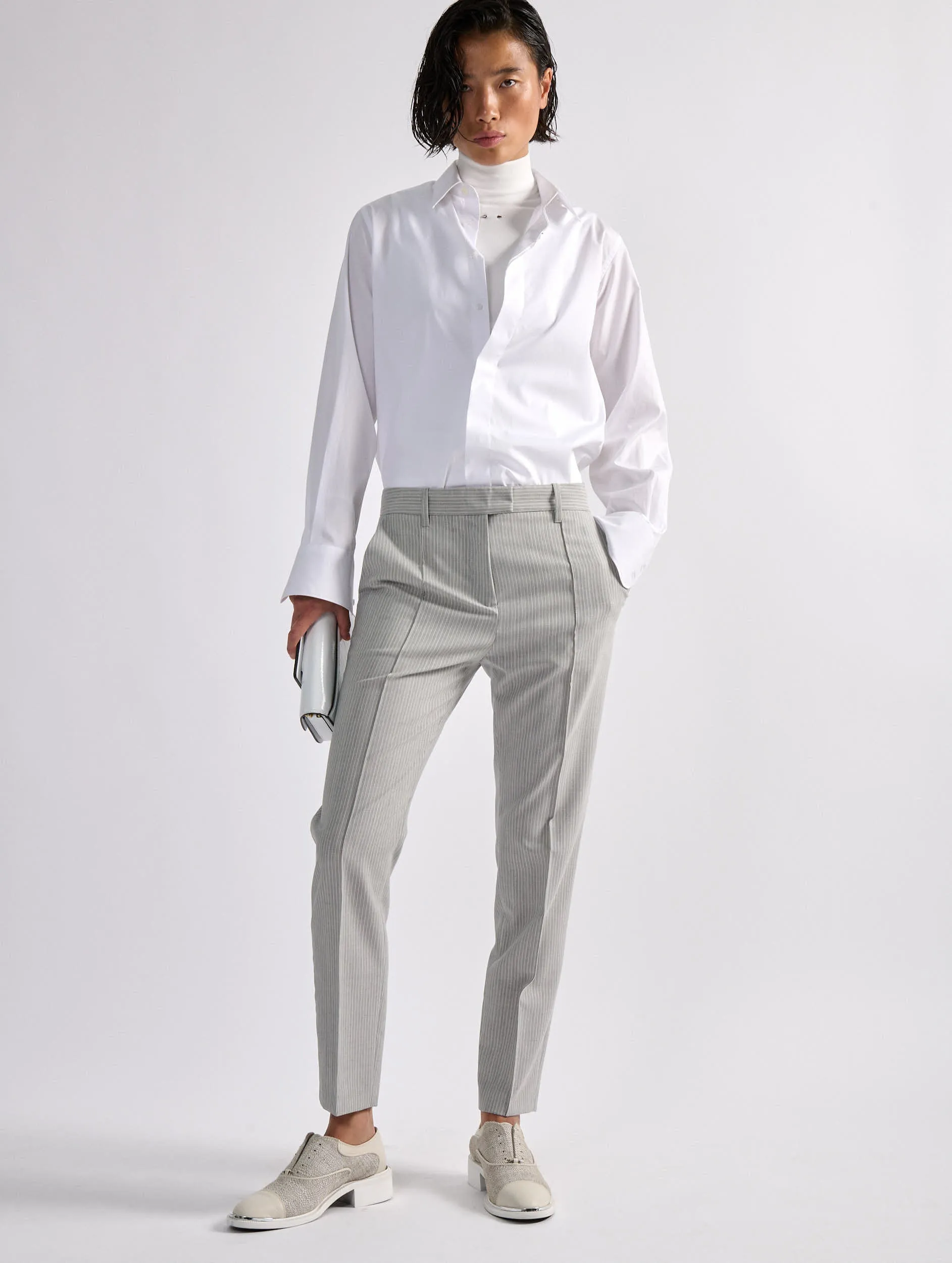 Thin grey tennis stripes Roxy trousers
