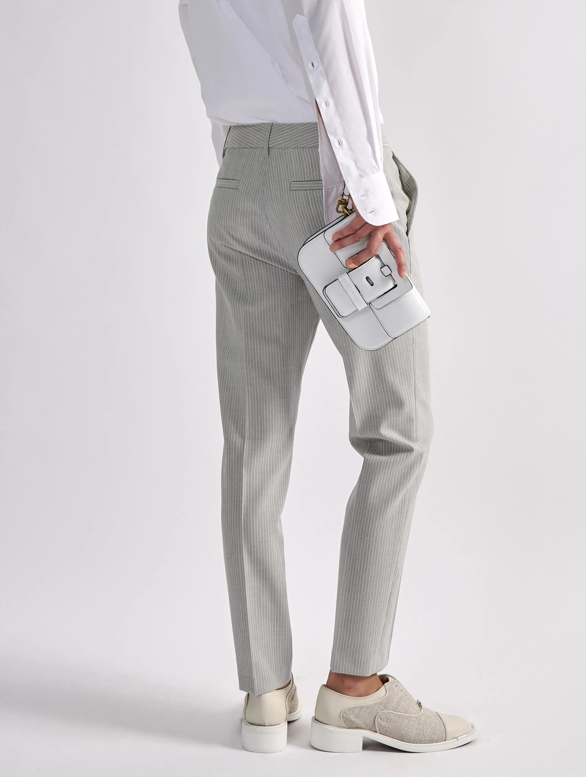 Thin grey tennis stripes Roxy trousers