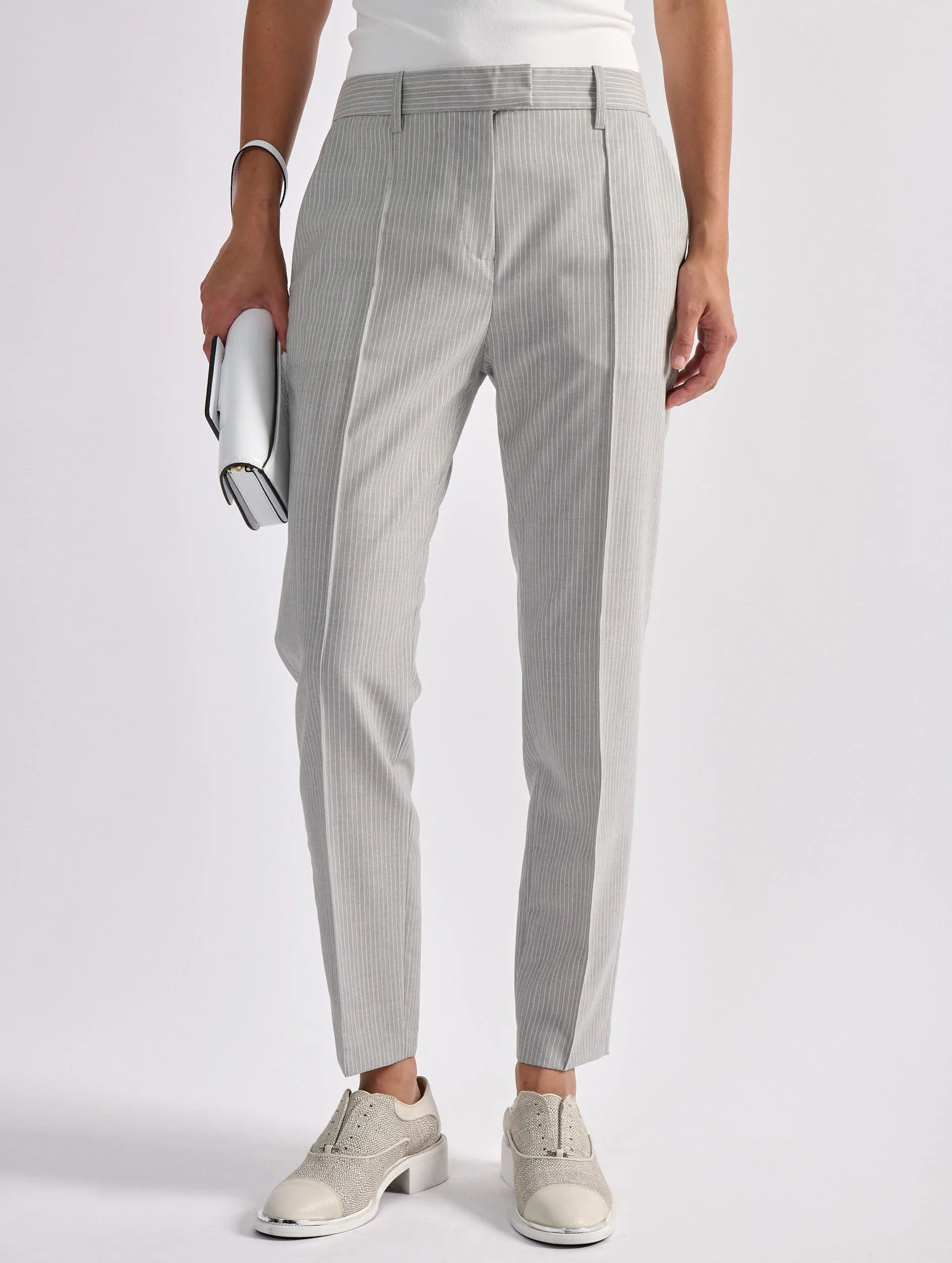 Thin grey tennis stripes Roxy trousers