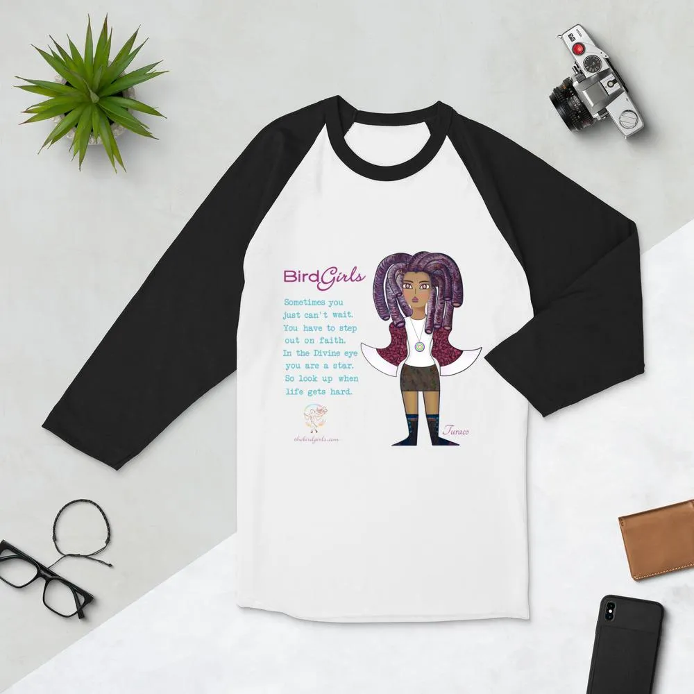Turaco 3/4 sleeve raglan shirt
