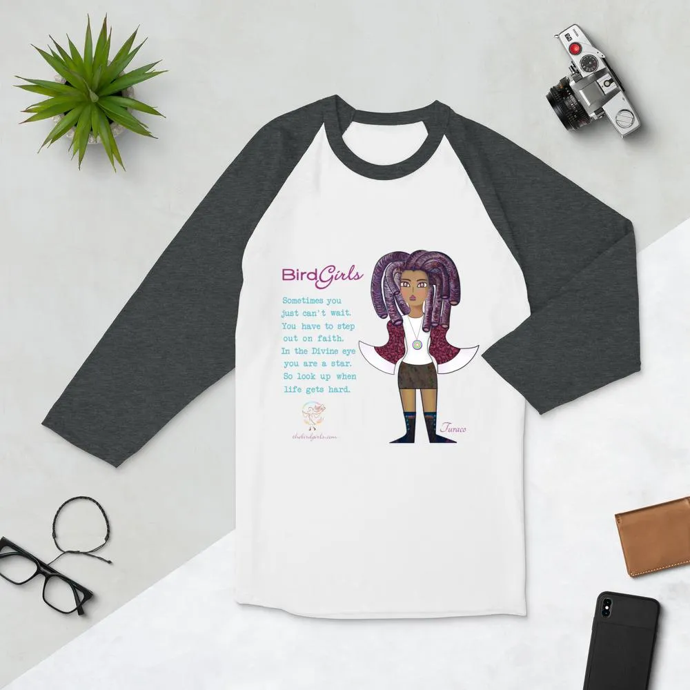 Turaco 3/4 sleeve raglan shirt