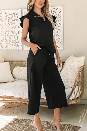 UK0279 Casual Tee and Pants Set