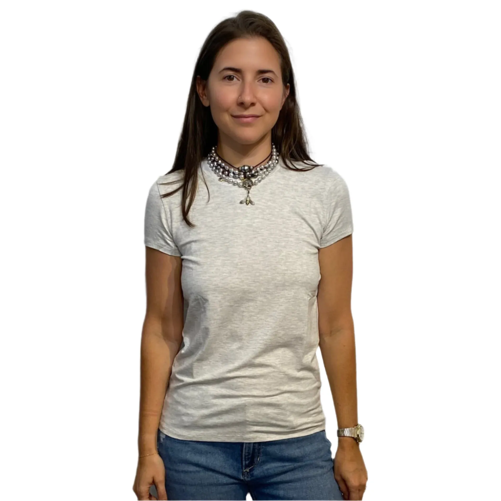 UN - Classic Tee | Gris Chiné