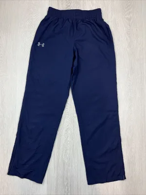 Under Armour Mens Navy Loose Fit Track Pants Trackies Size Small