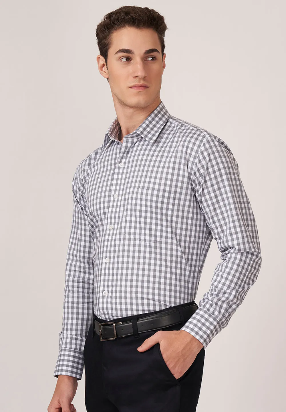 Urban Twist Pure Cotton Formal- Regular Fit  Shirt- 49133