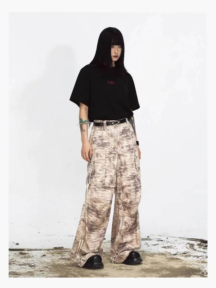 Vintage loose paratrooper pants