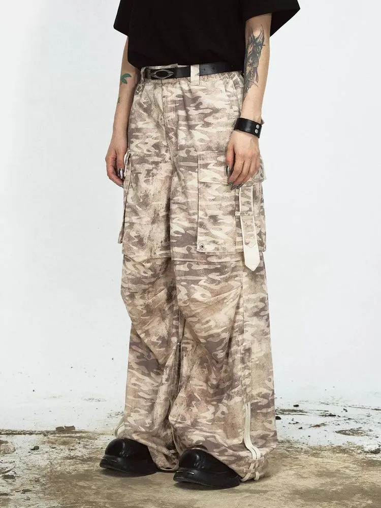 Vintage loose paratrooper pants