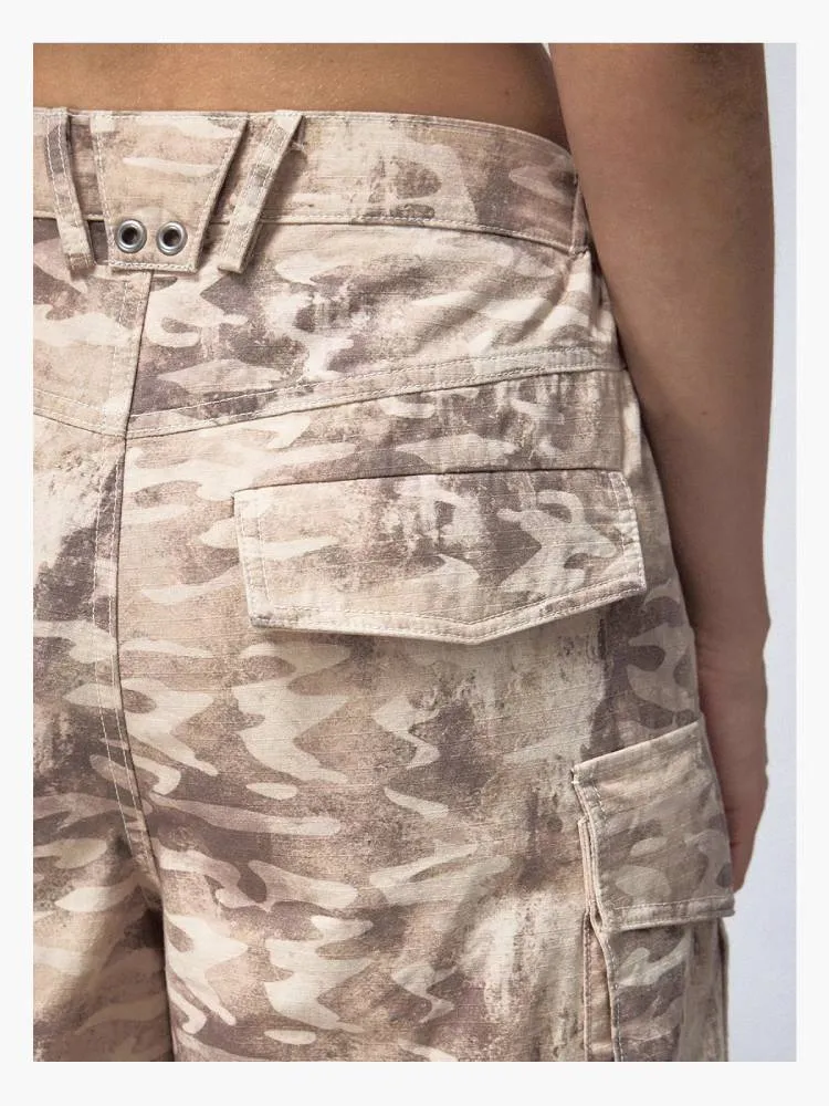 Vintage loose paratrooper pants