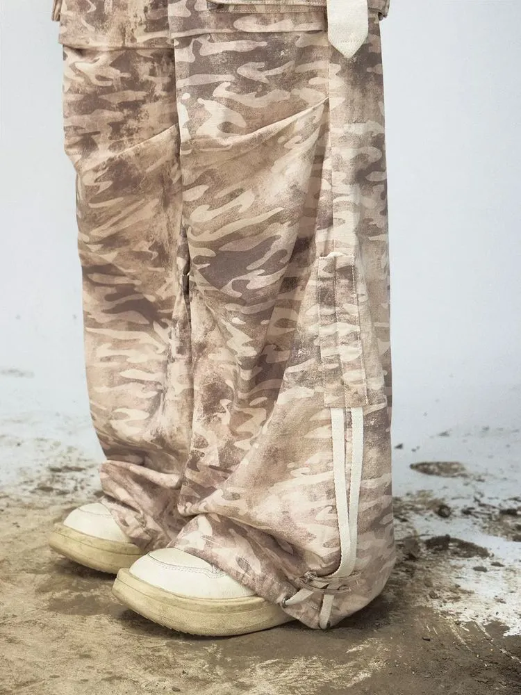 Vintage loose paratrooper pants