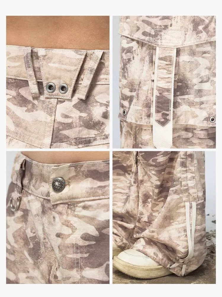 Vintage loose paratrooper pants