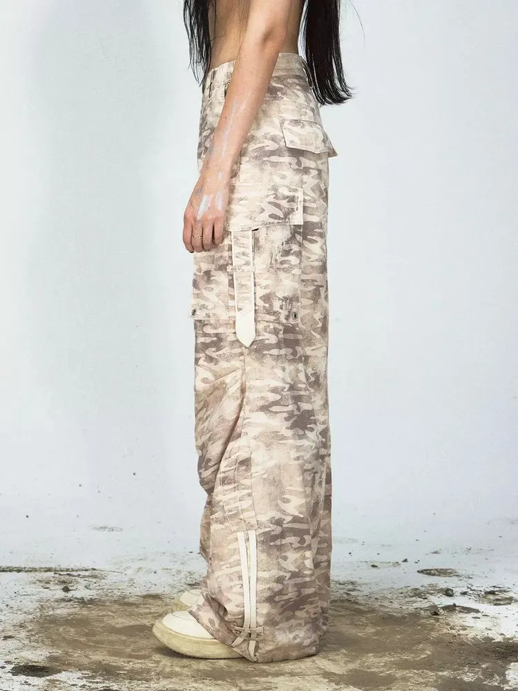 Vintage loose paratrooper pants