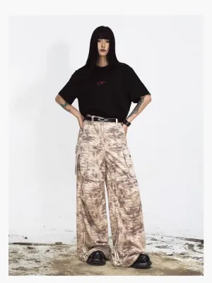 Vintage loose paratrooper pants
