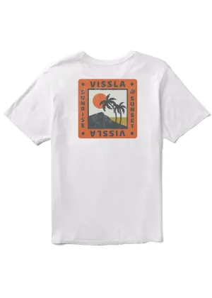Vissla Sunrise Organic Tee -White