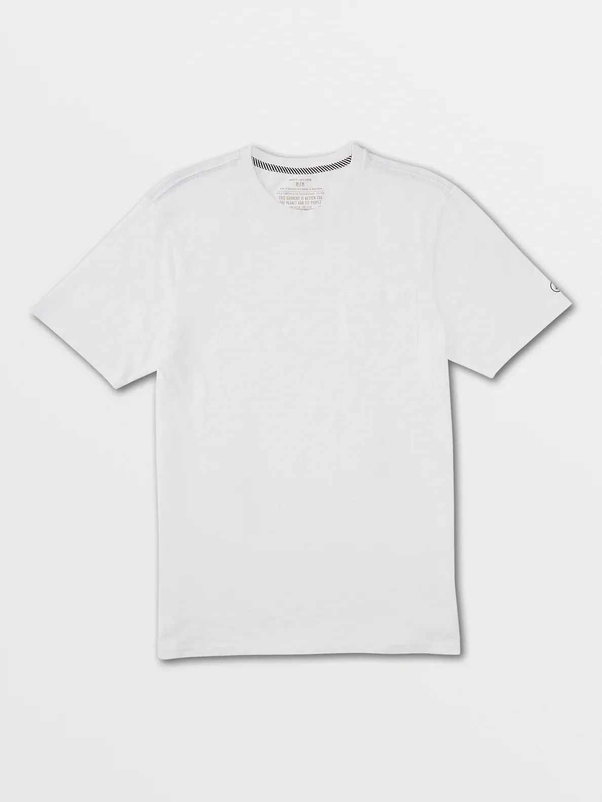 Volcom Mens Solid Short Sleeve Pocket Tee