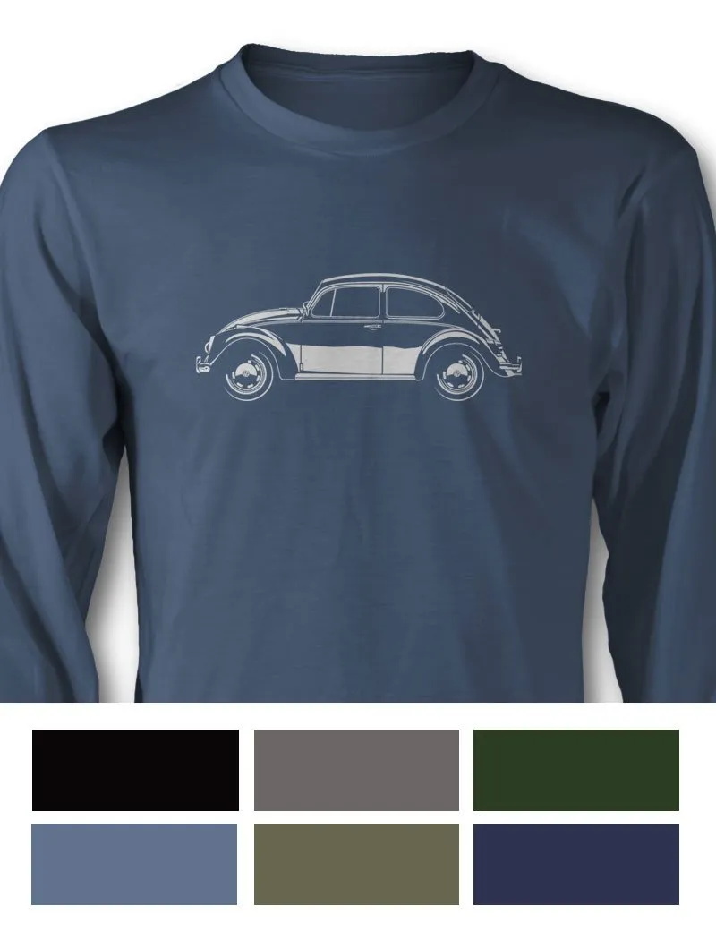 Volkswagen Beetle Classic T-Shirt - Long Sleeves - Side View