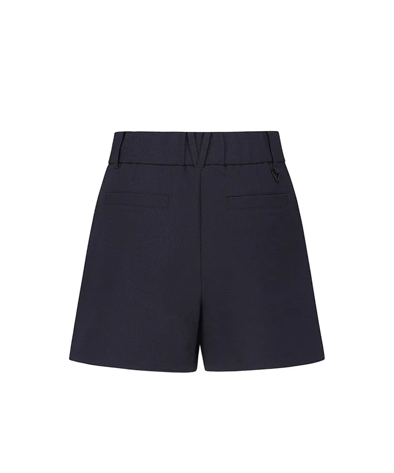 [Warehouse Sale] Vice Golf Atelier Women Waild Wide Half Pants - Navy