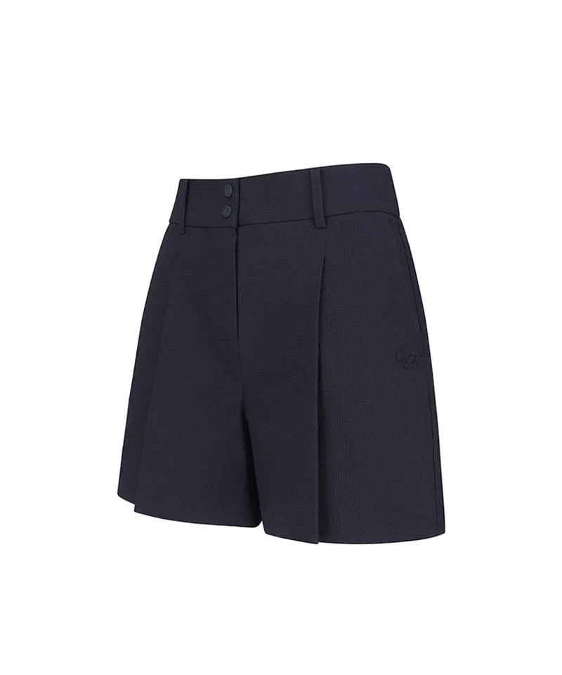 [Warehouse Sale] Vice Golf Atelier Women Waild Wide Half Pants - Navy