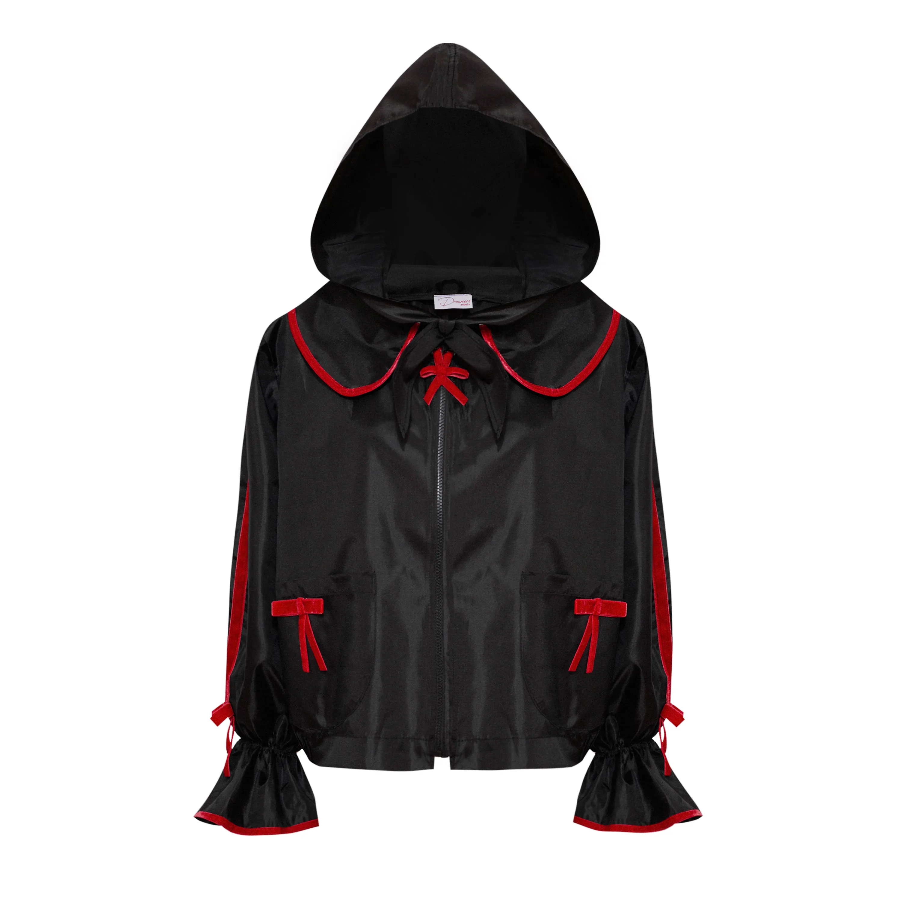 Waterproof red bow jacket