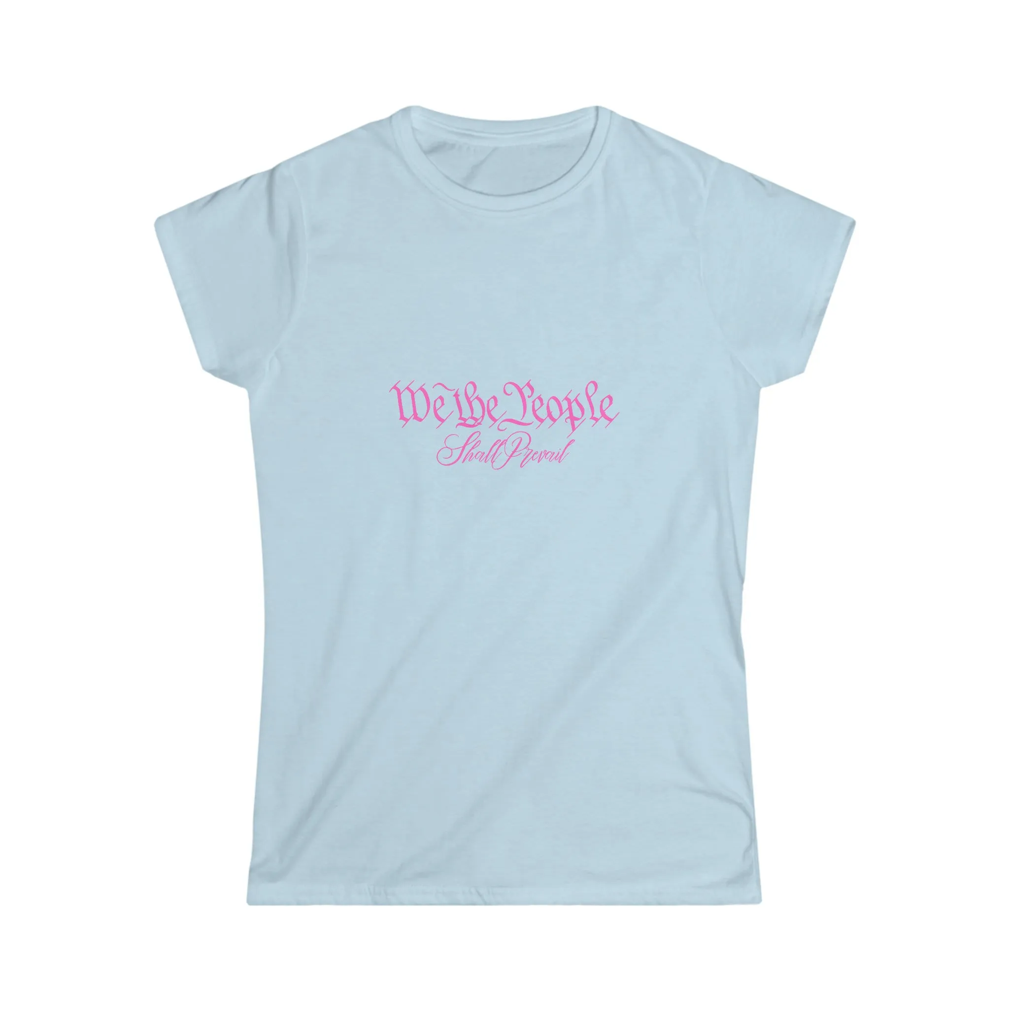 We Shall Prevail Women's Softstyle Tee by Revival, Women's Patriotic T-Shirt, Gifts for Women