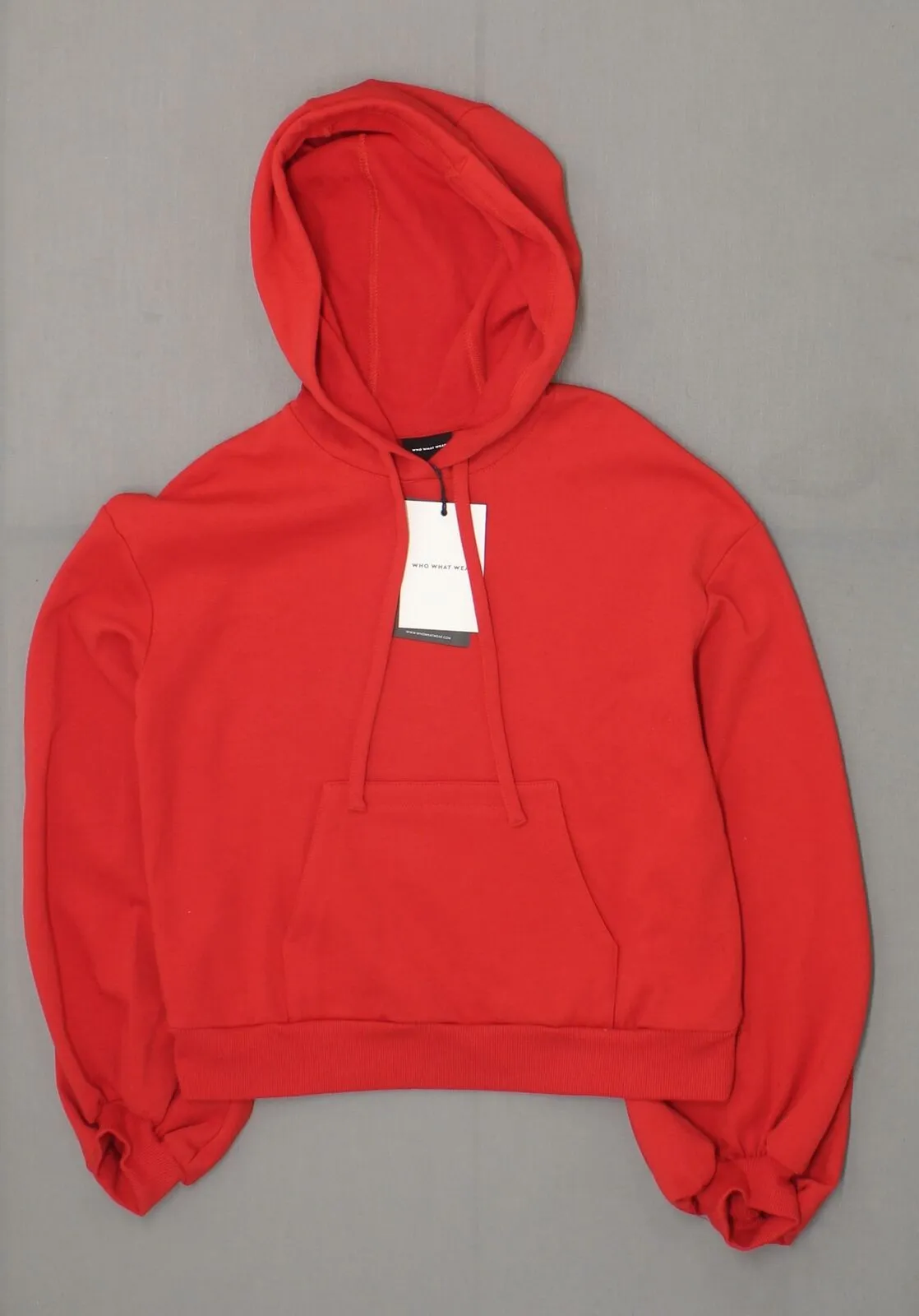 Who What Wear Women's Long Balloon Sleeve Hoodie