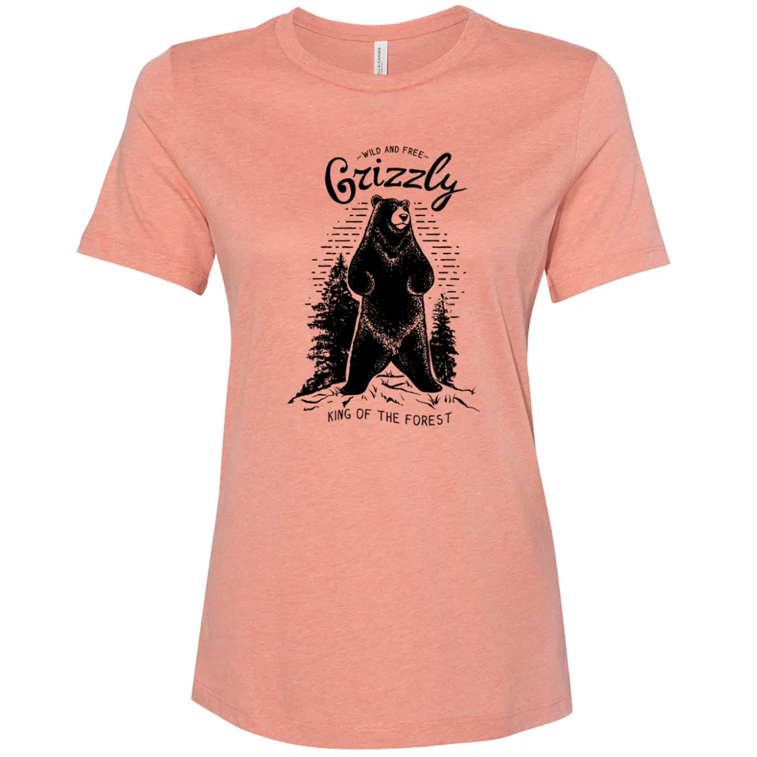 Wild And Free Grizzly Women's Relaxed Jersey Tee