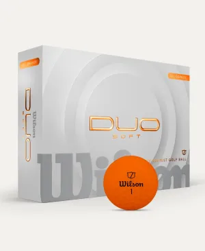 Wilson Duo Soft 2025 Orange Dozen