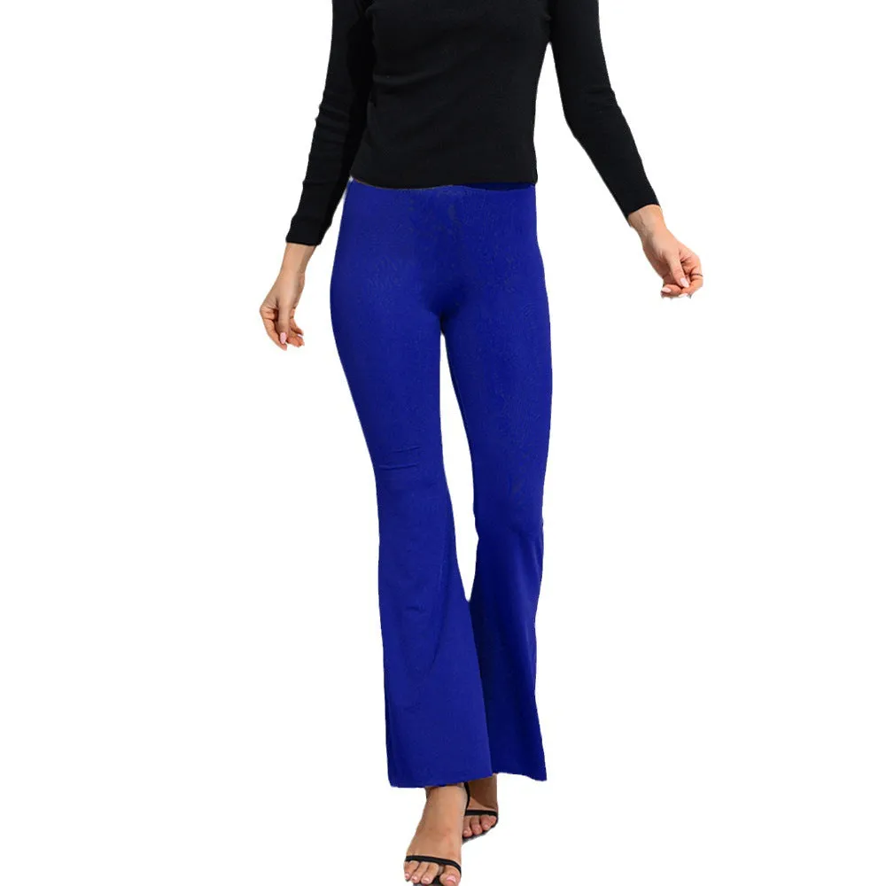 Women's Flare Ankle Form Fitting Slacks
