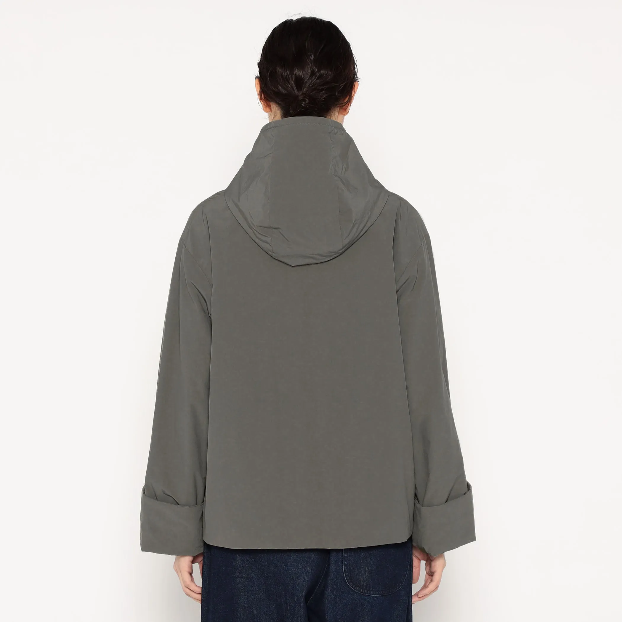 WOMEN'S INSULATION HOODED WIDE JACKET