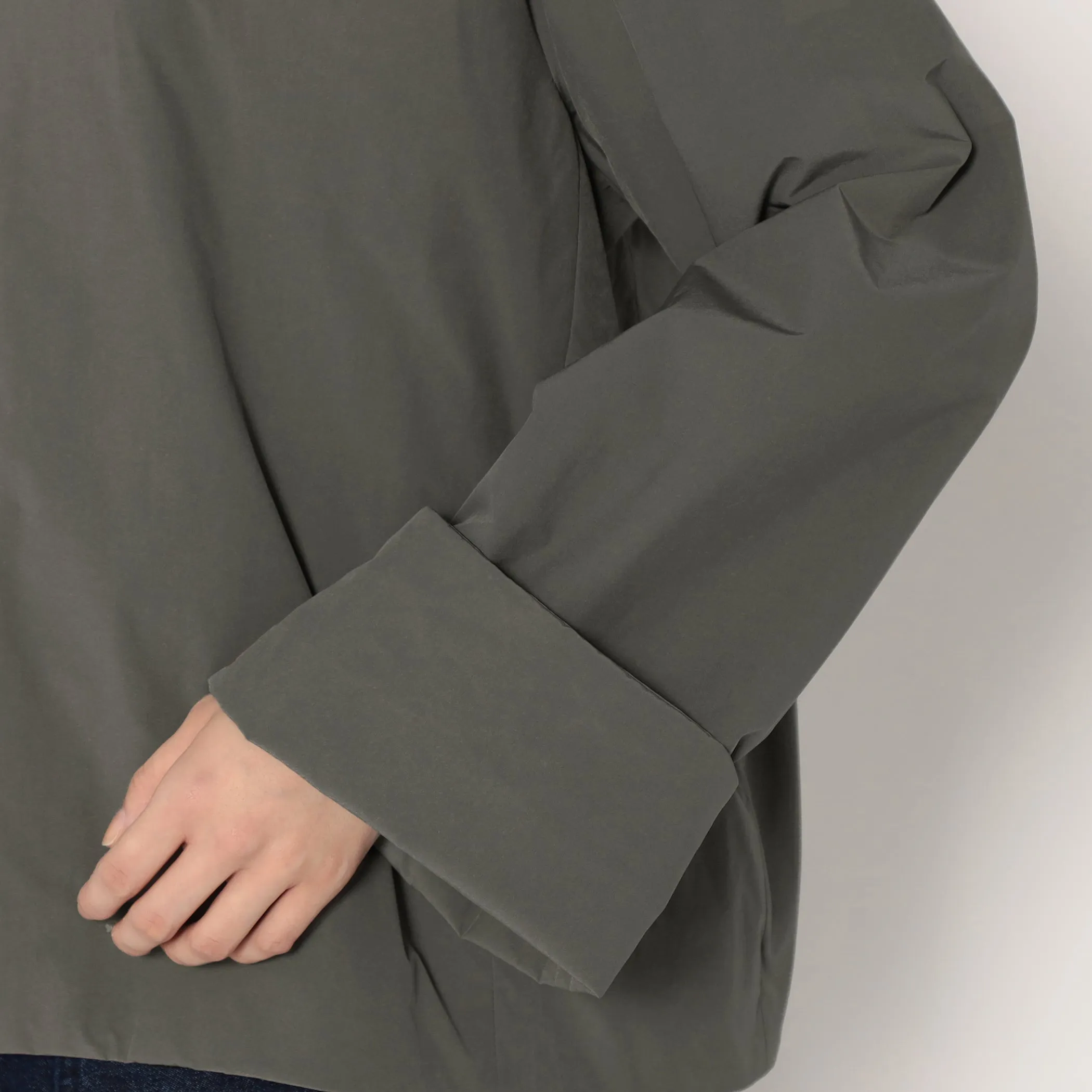 WOMEN'S INSULATION HOODED WIDE JACKET
