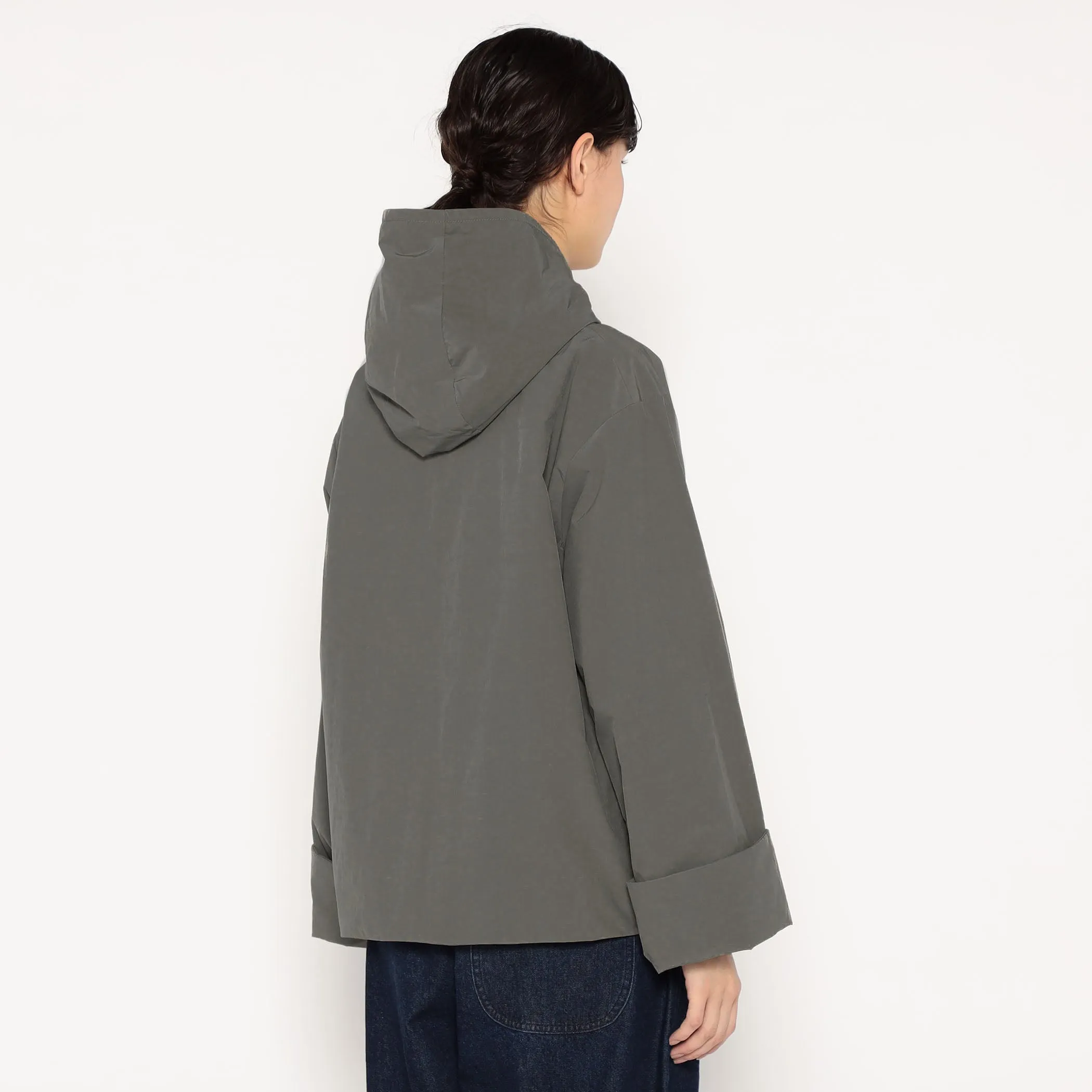 WOMEN'S INSULATION HOODED WIDE JACKET