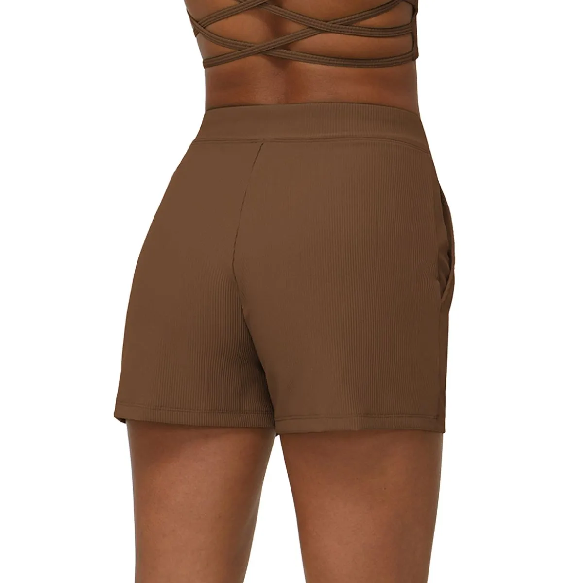 Women's Relaxed-Fit Ribbed Shorts