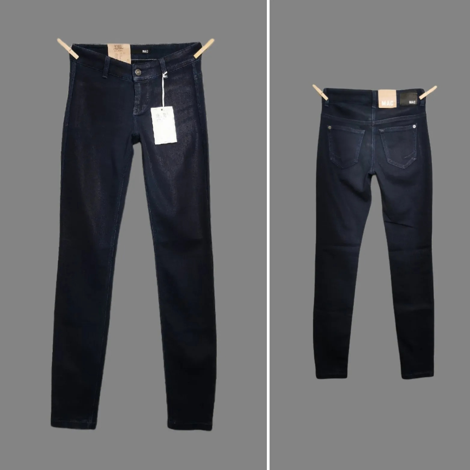 WOMENS SIZE 6/32 - MAC Jeans, ANNA Glam Line, Knit Dark Wash Jegging NWT B27