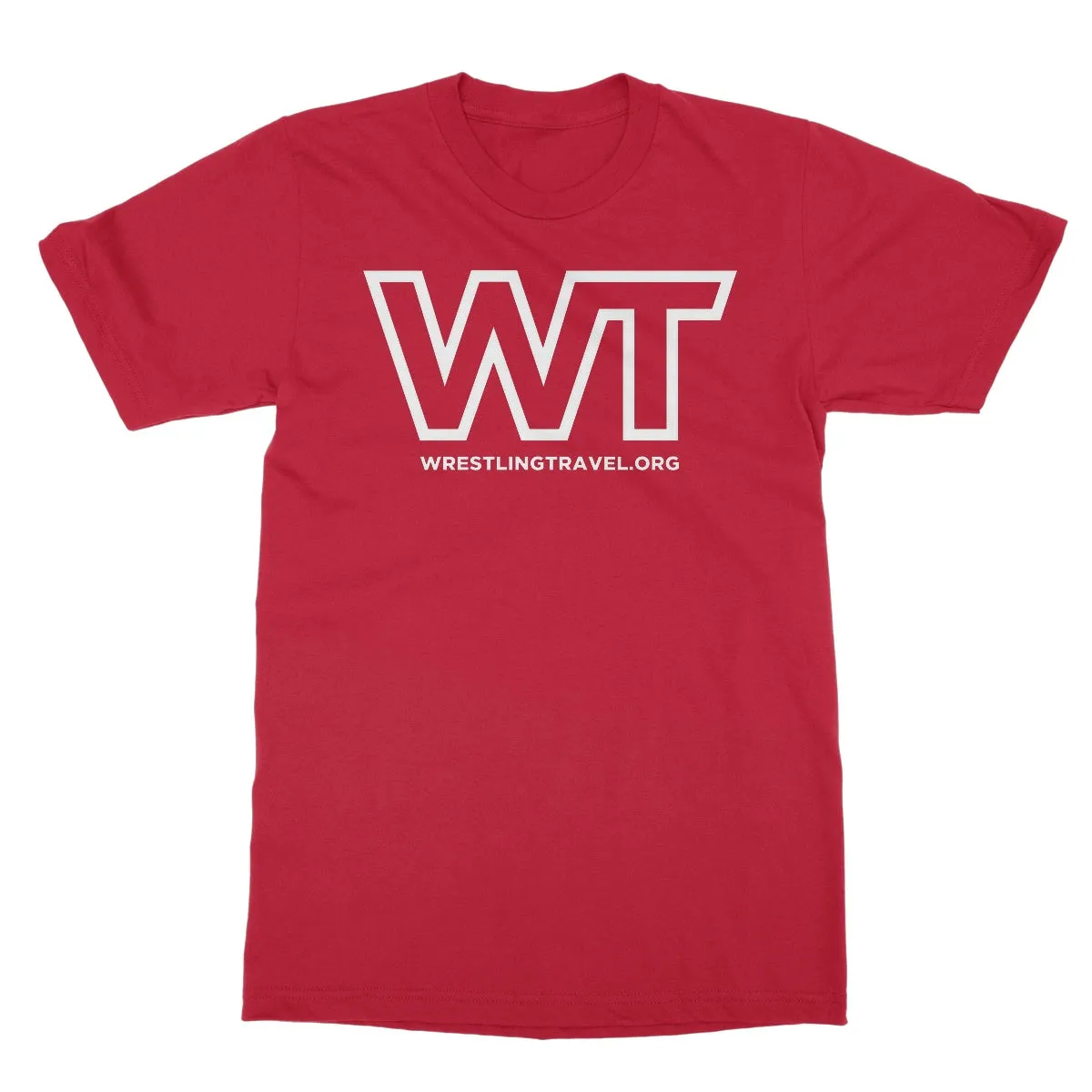 Wrestling Travel Logo Softstyle T-Shirt