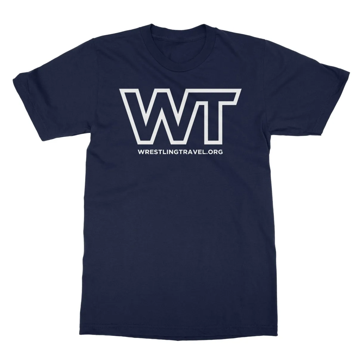 Wrestling Travel Logo Softstyle T-Shirt
