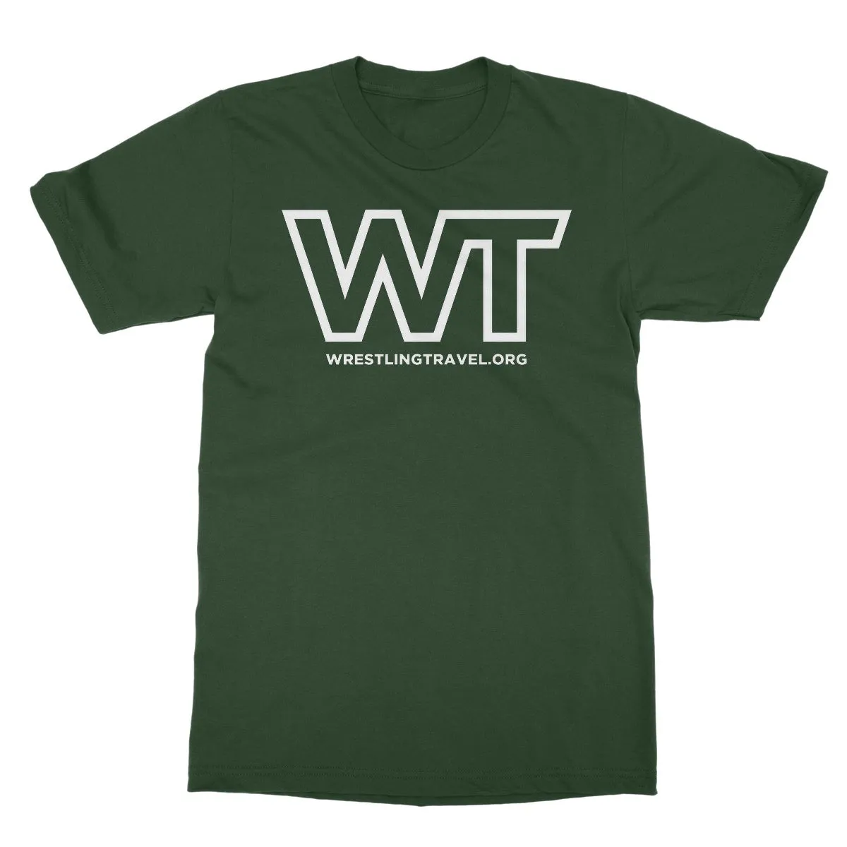 Wrestling Travel Logo Softstyle T-Shirt