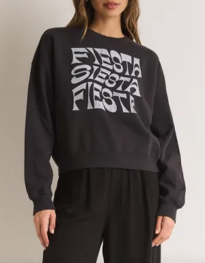 Z SUPPLY FIESTA TOMGIRL SWEATSHIRT